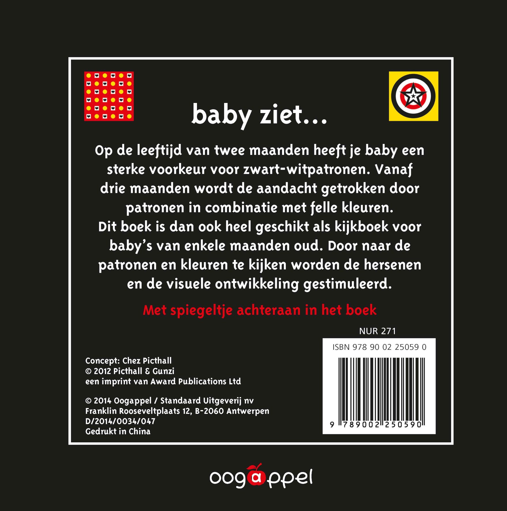 kijkboek met spiegeltje – 0-6 maanden
