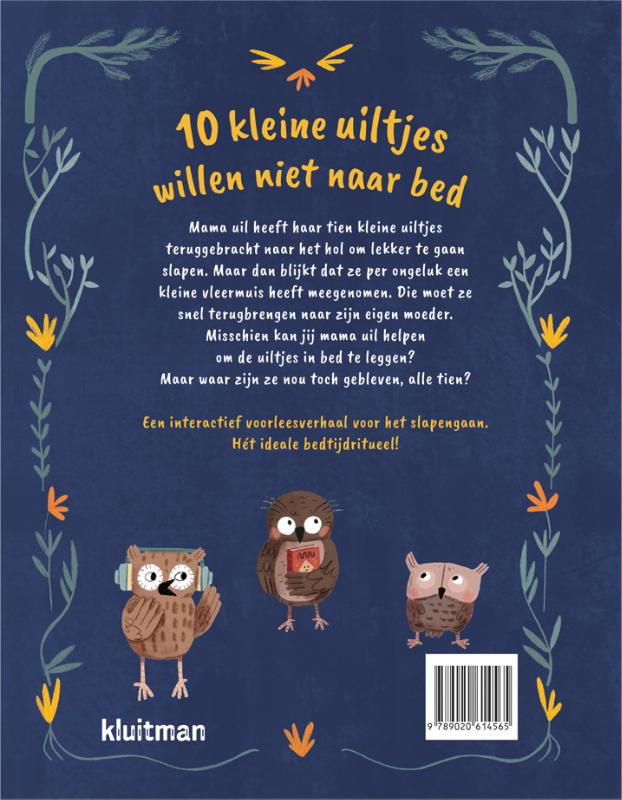 10 kleine uiltjes willen niet naar bed