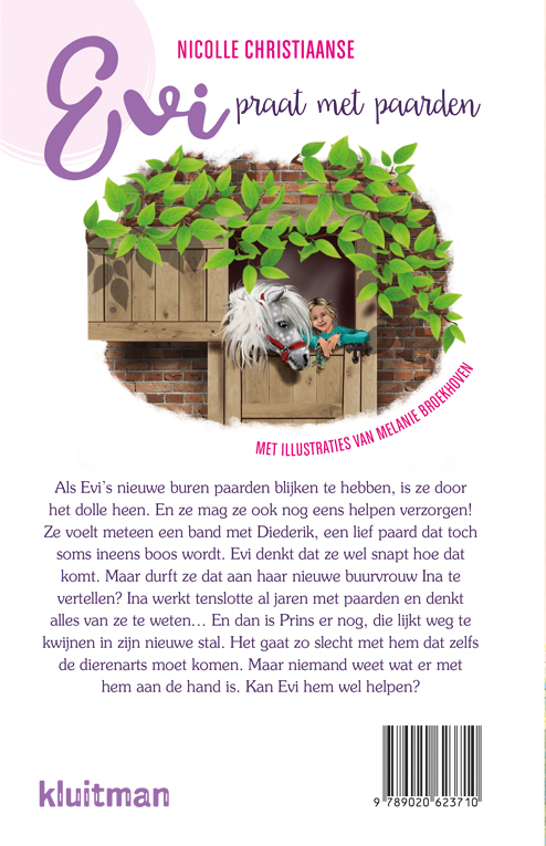 Evi praat met paarden