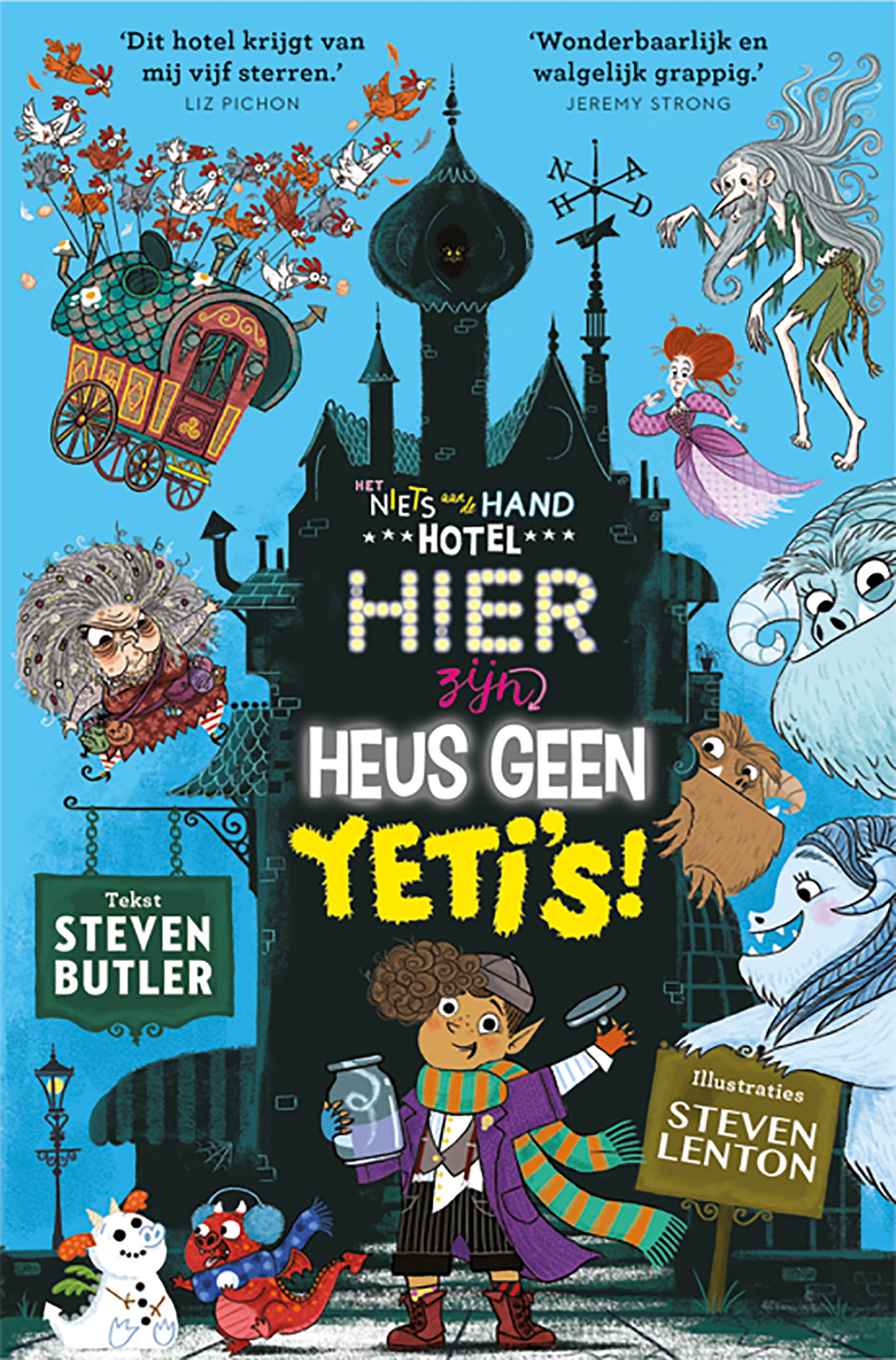 Het niets aan de hotel. Hier zijn heus geen yeti’s!