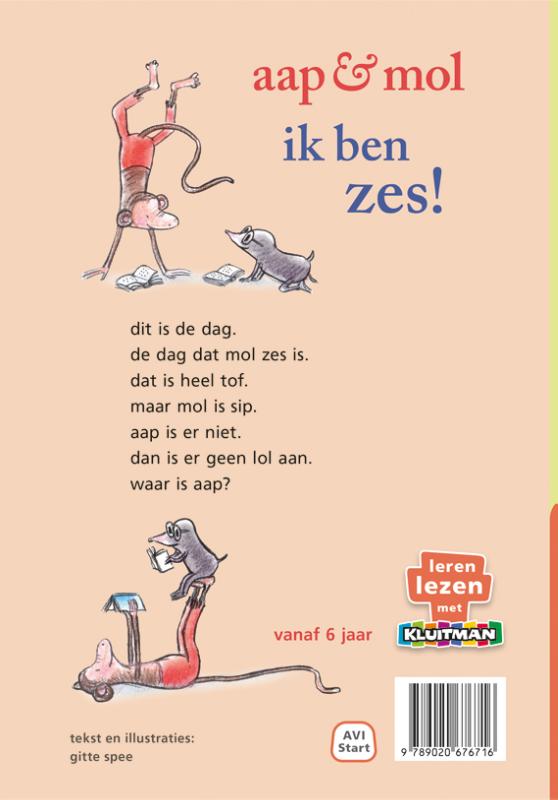 aap & mol. ik ben zes!