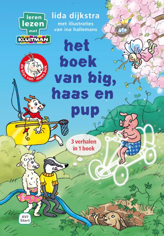 het boek van big, haas en pup