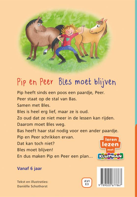 Pip en Peer. Bles moet blijven