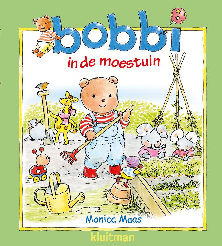 Bobbi in de moestuin