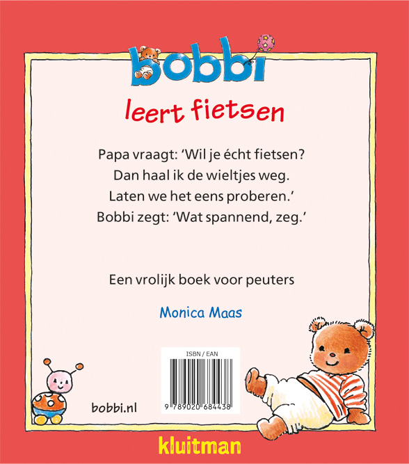 Bobbi leert fietsen