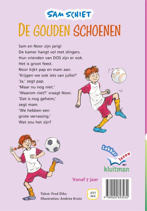 Sam schiet. De gouden schoenen