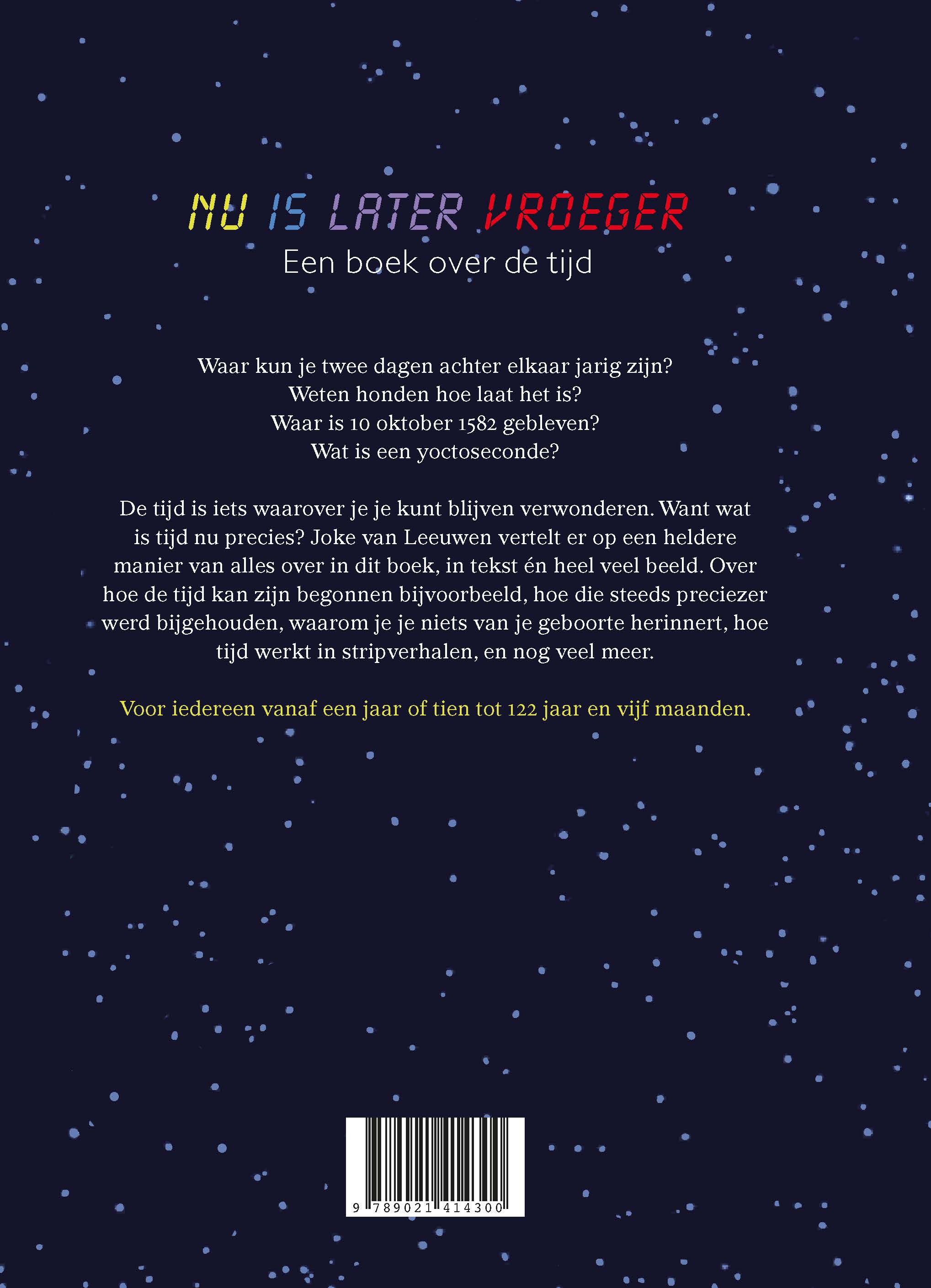 Nu is later vroeger
