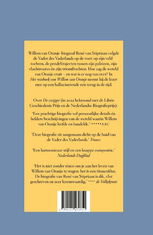 Het reisboek van Willem van Oranje