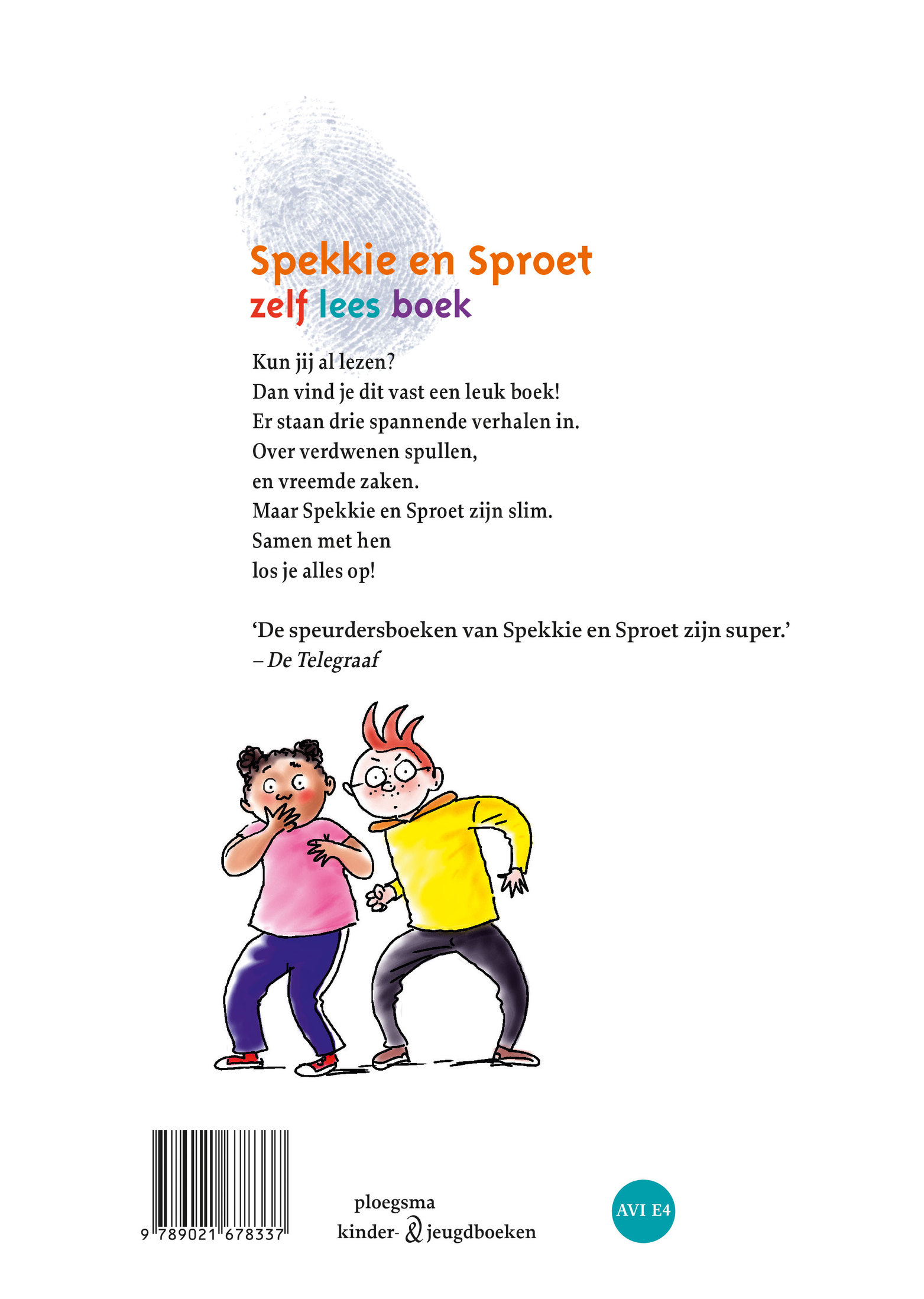 Spekkie en Sproet zelf lees boek