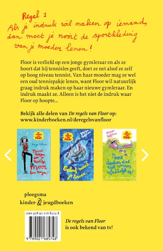 Leen nooit sportkleding van je ouders