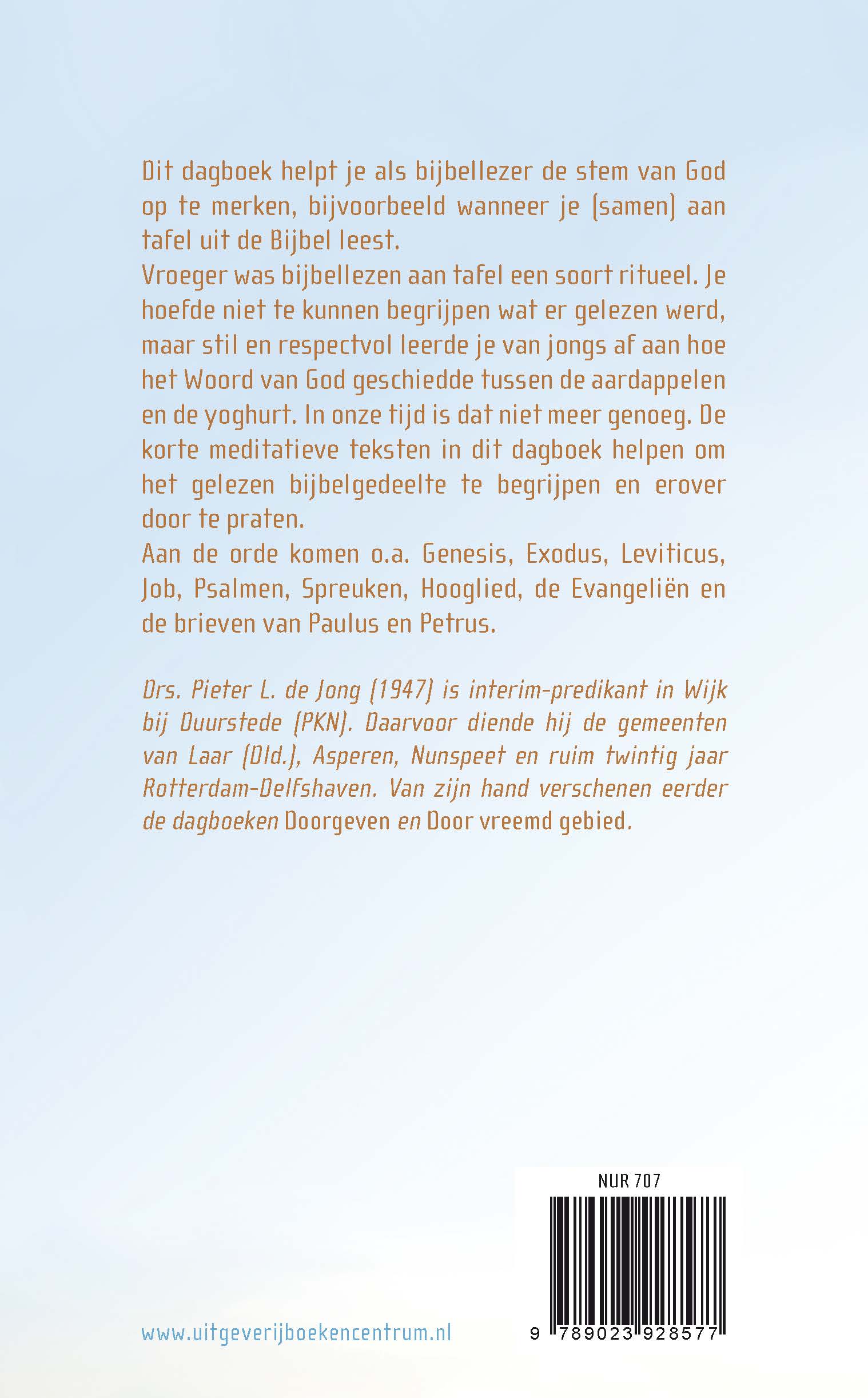 Zijn roepstem horen/ Bijbels dagboek