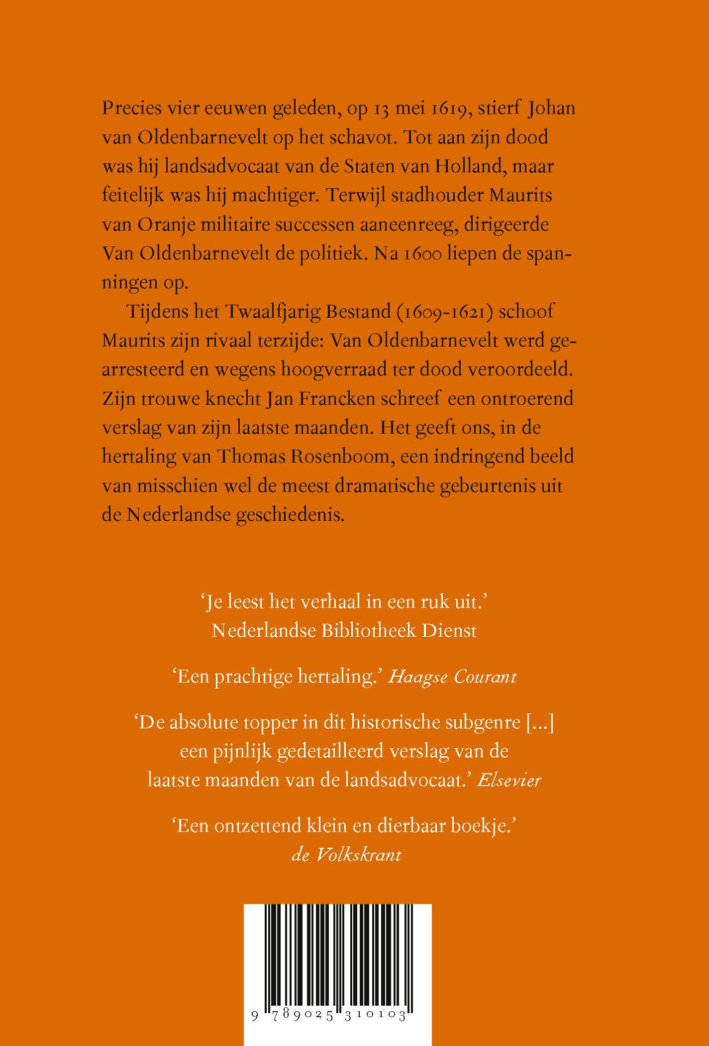 Het einde van Johan van Oldenbarnevelt