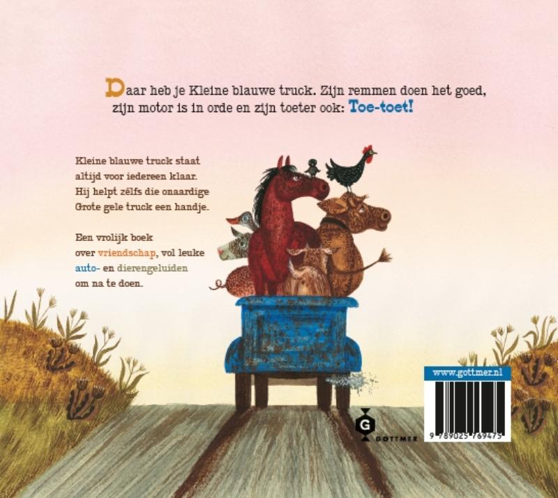 Kleine blauwe truck