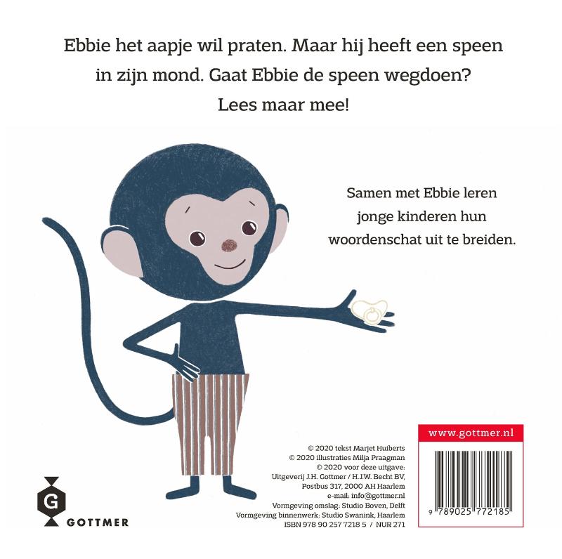 Ebbie zonder speen