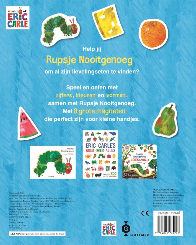 Rupsje Nooitgenoeg magneetboek
