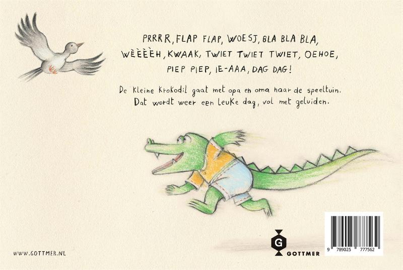 Wat zegt de kleine krokodil in de speeltuin?