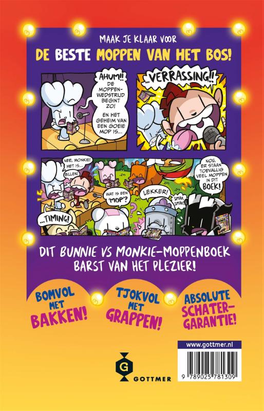 Bunnie vs Monkie en het geniale grappengevecht
