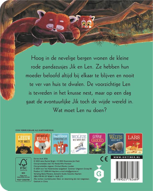 Beloofd is beloofd, kleine panda&rsquo;s