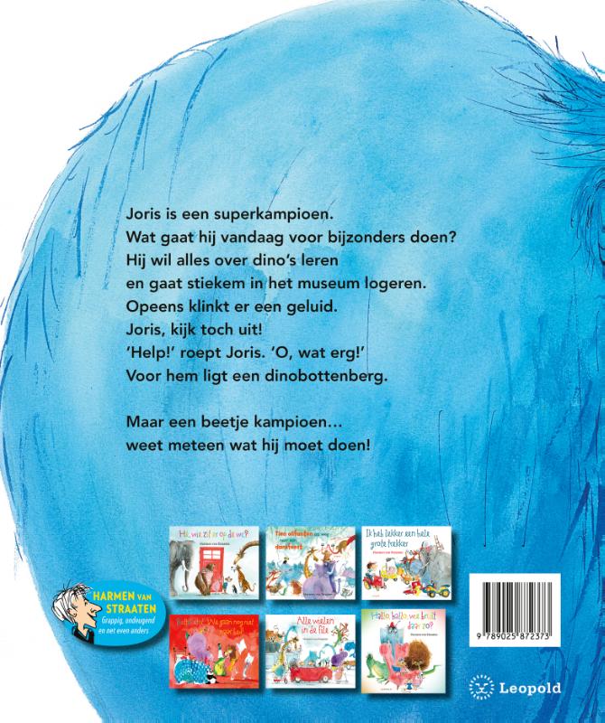 Joris puzzelt een dino