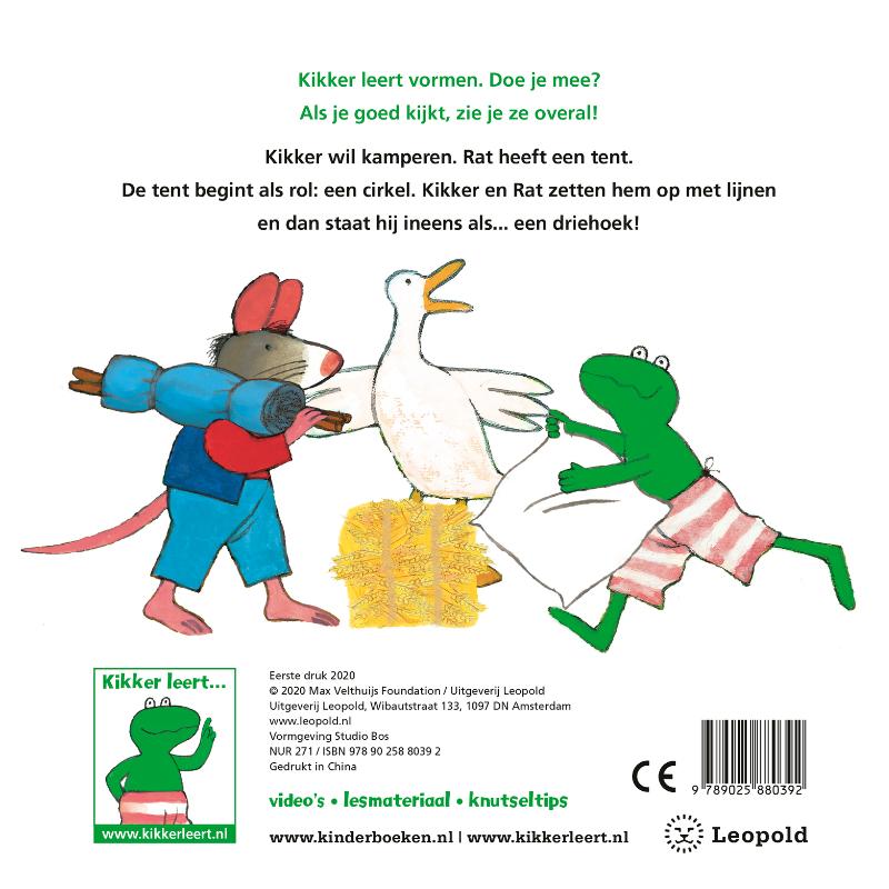 Kikker leert vormen