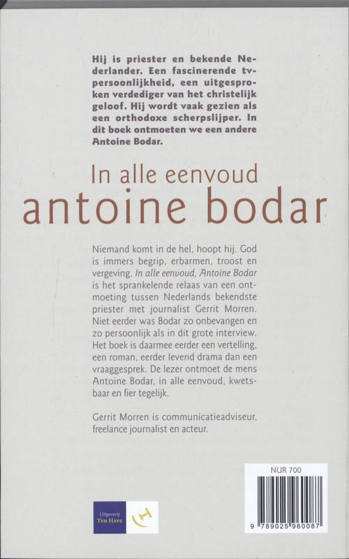 In alle Eenvoud, Antoine Bodar