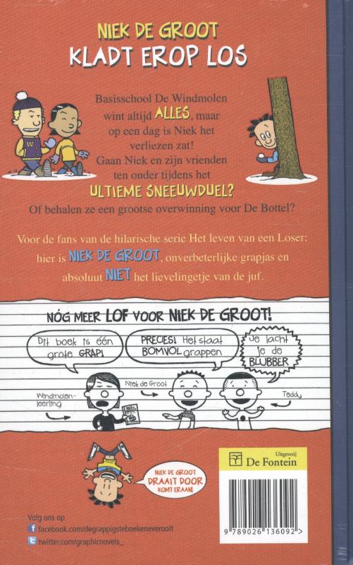 Niek de Groot kladt erop los