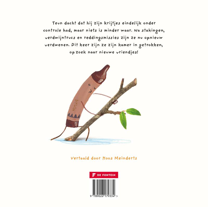 De krijtjes maken vriendjes