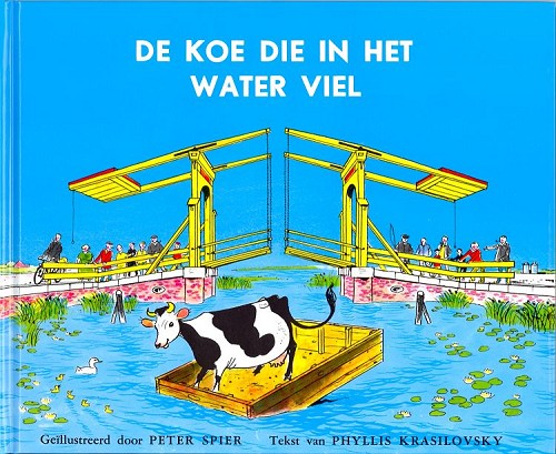 De koe die in het water viel