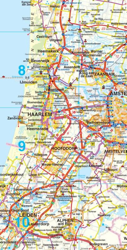Autokaart Nederland Classic - Afbeelding 2