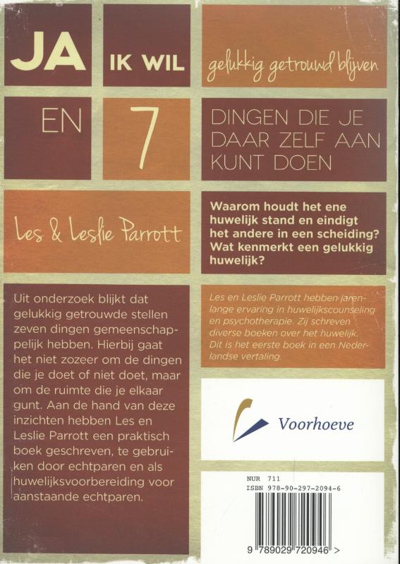 Ja ik wil gelukkig getrouwd blijven