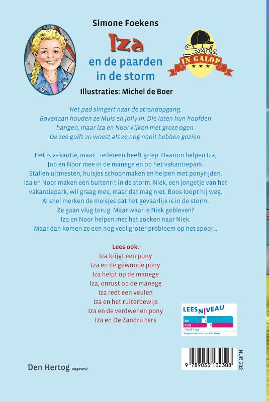 Iza en de paarden in de storm
