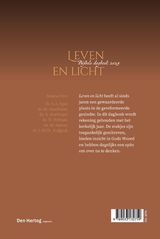 Leven en licht 2025