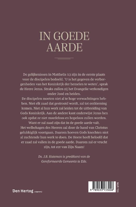 In goede aarde