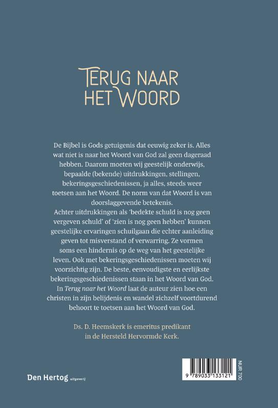 Terug naar het Woord