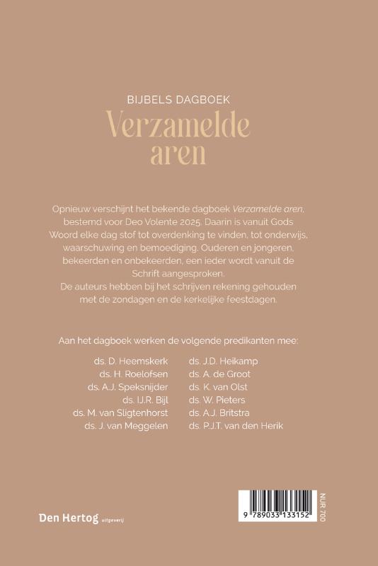 Verzamelde aren – 2025