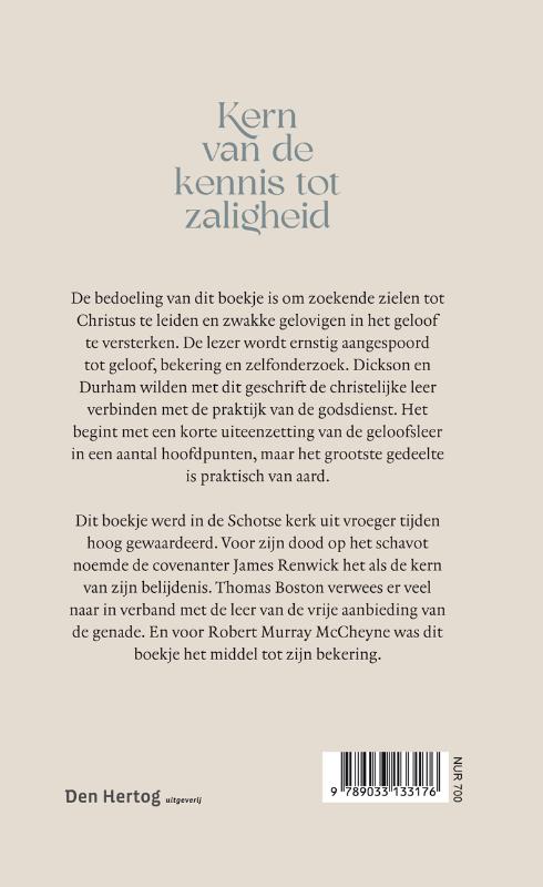 Kern van de kennis der zaligheid
