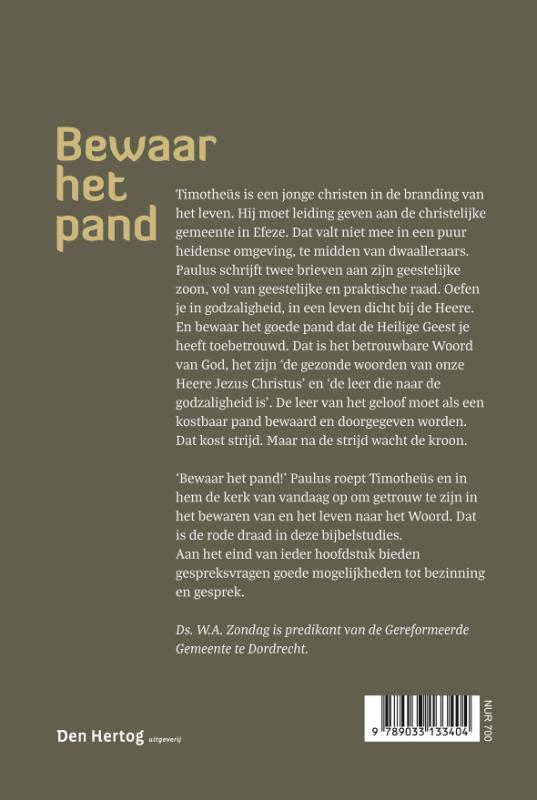 Bewaar het pand