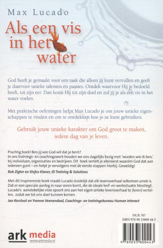 Als een vis in het water
