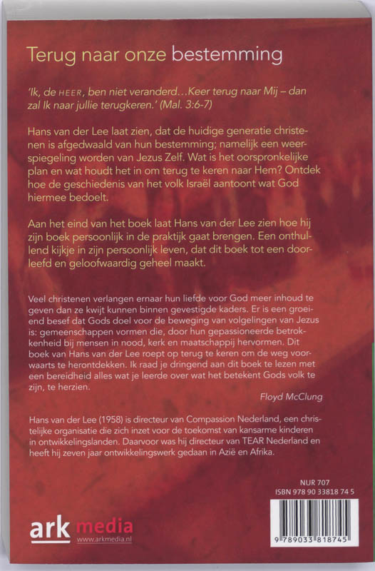Terug naar onze bestemming