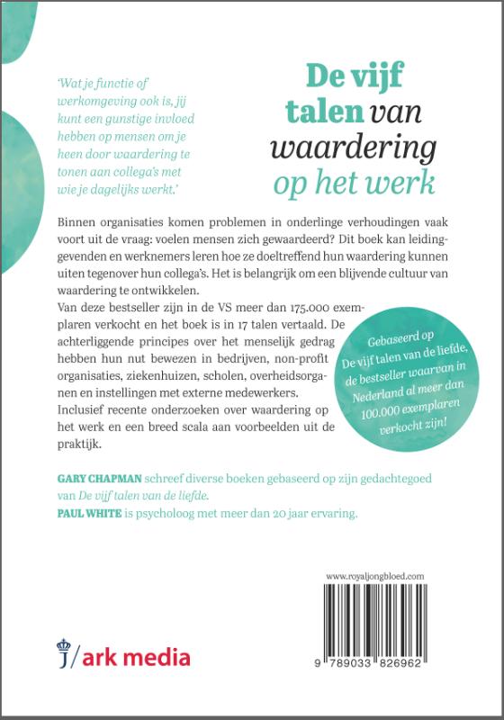 De 5 talen van waardering op het werk