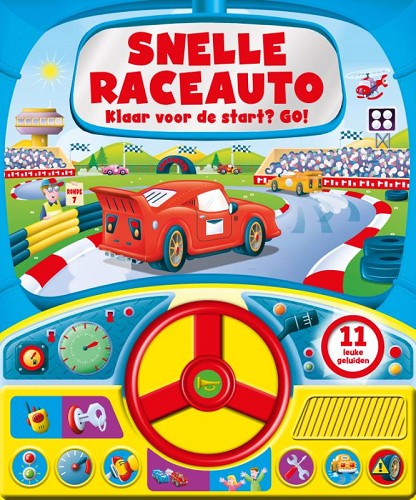 Geluidenboek snelle race auto, klaar voor de start?, Go