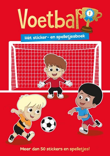 Voetbal, het sticker en spelletjesboek