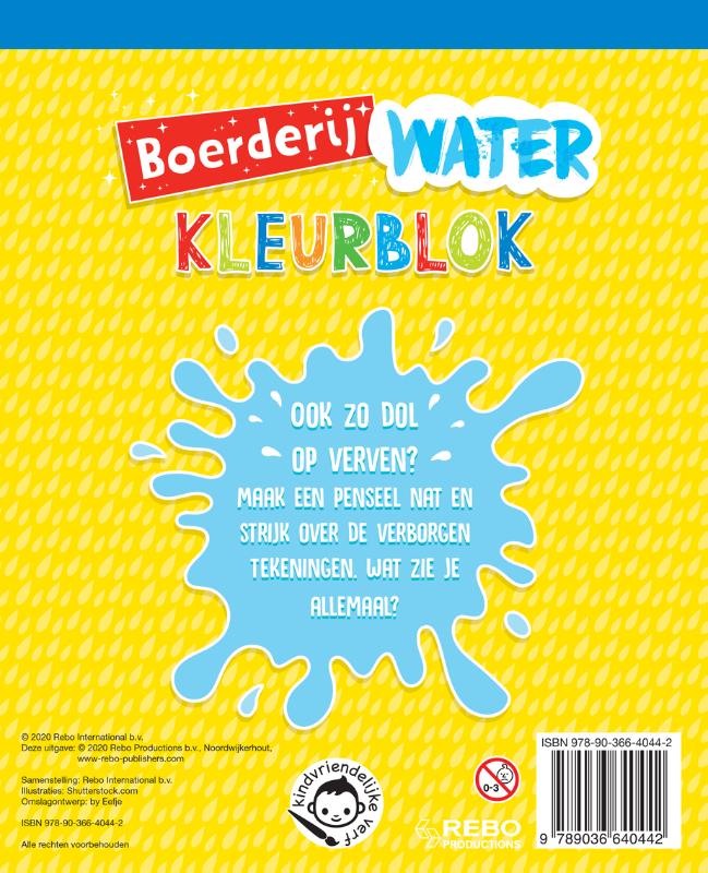 Waterkleurblok Boerderij