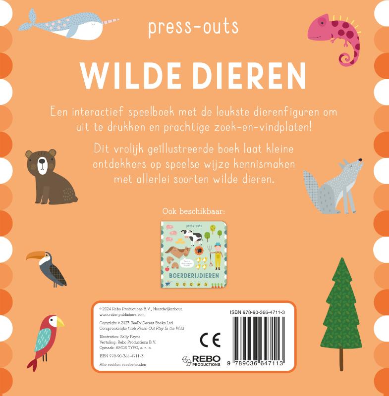 Press-outs – Wilde dieren