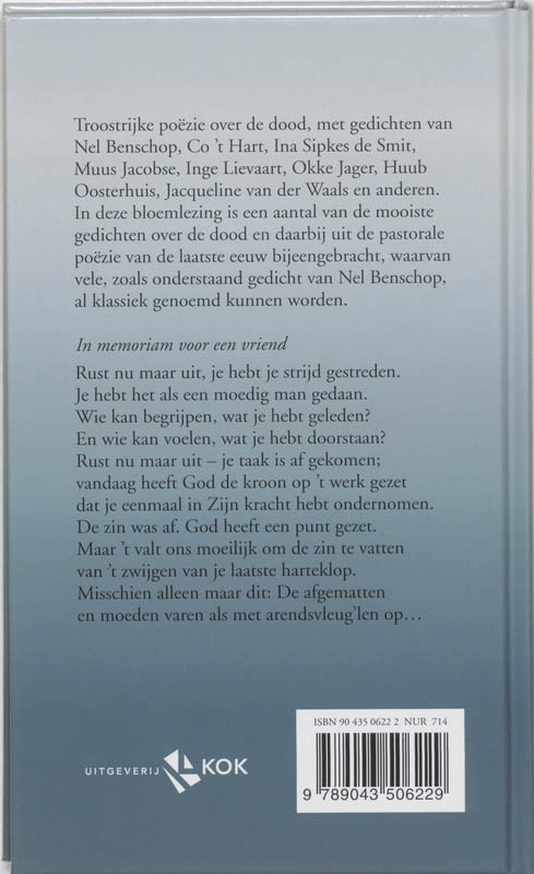 Rust nu maar uit