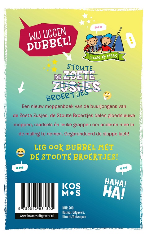 De stoute broertjes moppenboek