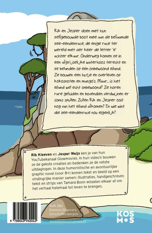 Rik en Jesper overleven op een onbewoond eiland
