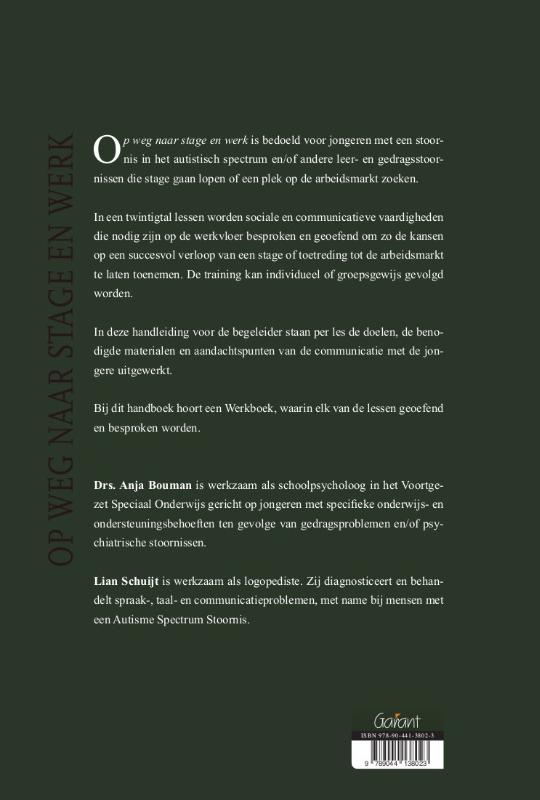 Op weg naar stage en werk – Handboek voor de begeleider