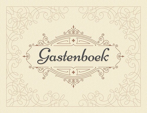 Gastenboek (beige) - Afbeelding 2
