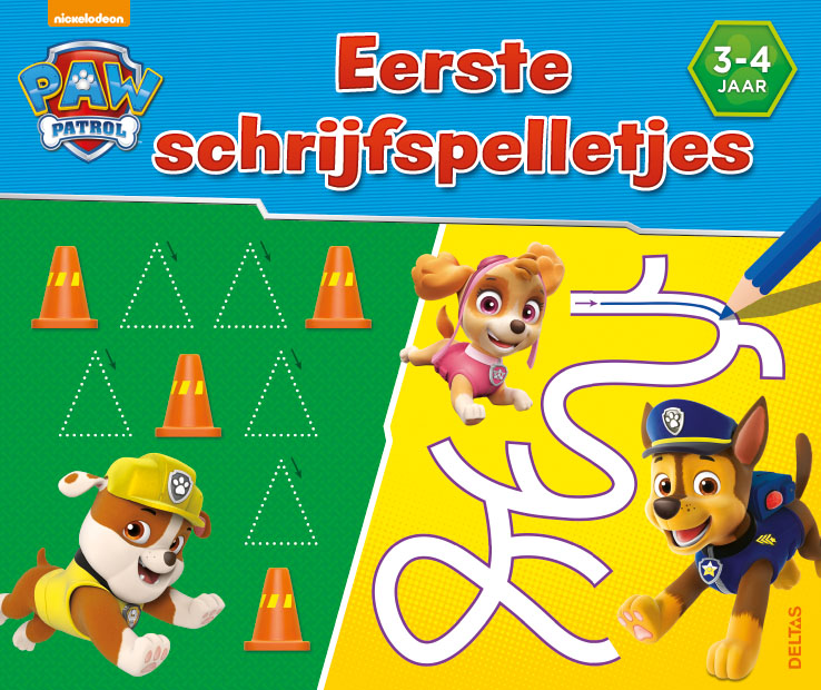 Paw Patrol eerste schrijfspelletjes – 3 – 4 jaar